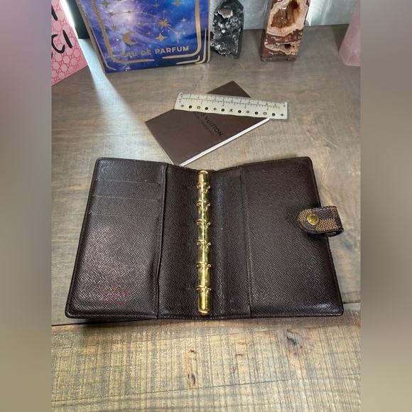 Louis Vuitton Brown Damier Ebene Notebook Cover with Snap - Picture 7 of 14